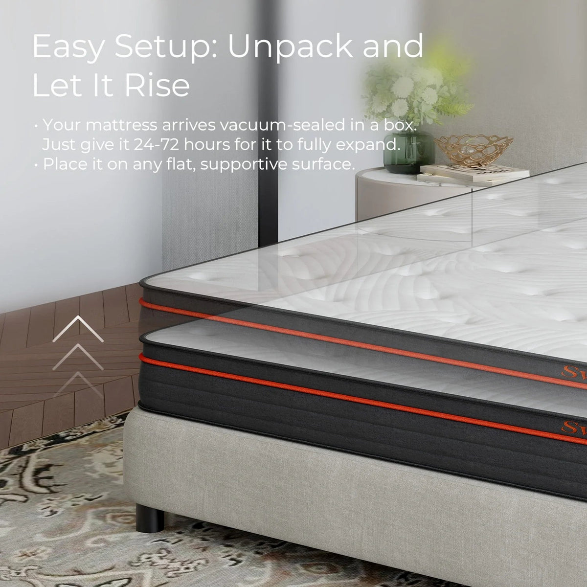SweetNight Twilight Hybrid Mattress SweetNight