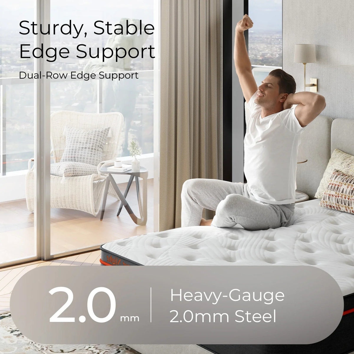 SweetNight Twilight Hybrid Mattress SweetNight