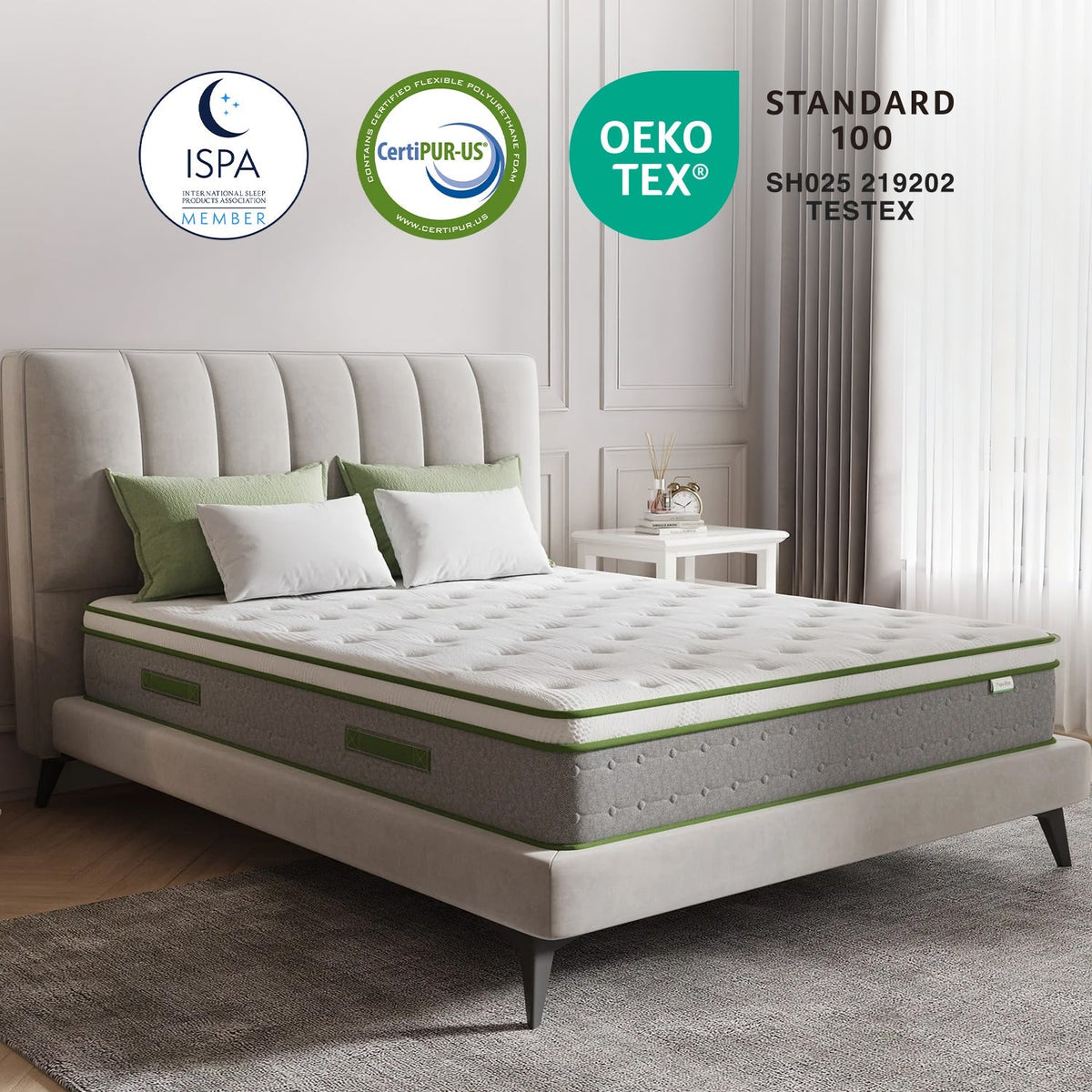 10" Serenity Hybrid Mattress Novilla