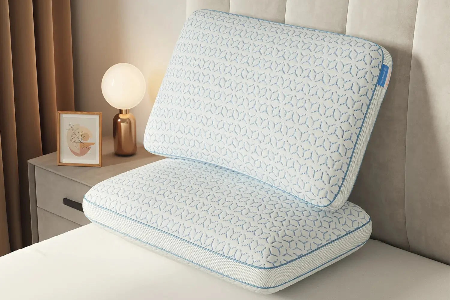 A Cooling Memory Foam Pillow 2-Pack | Sweetnight