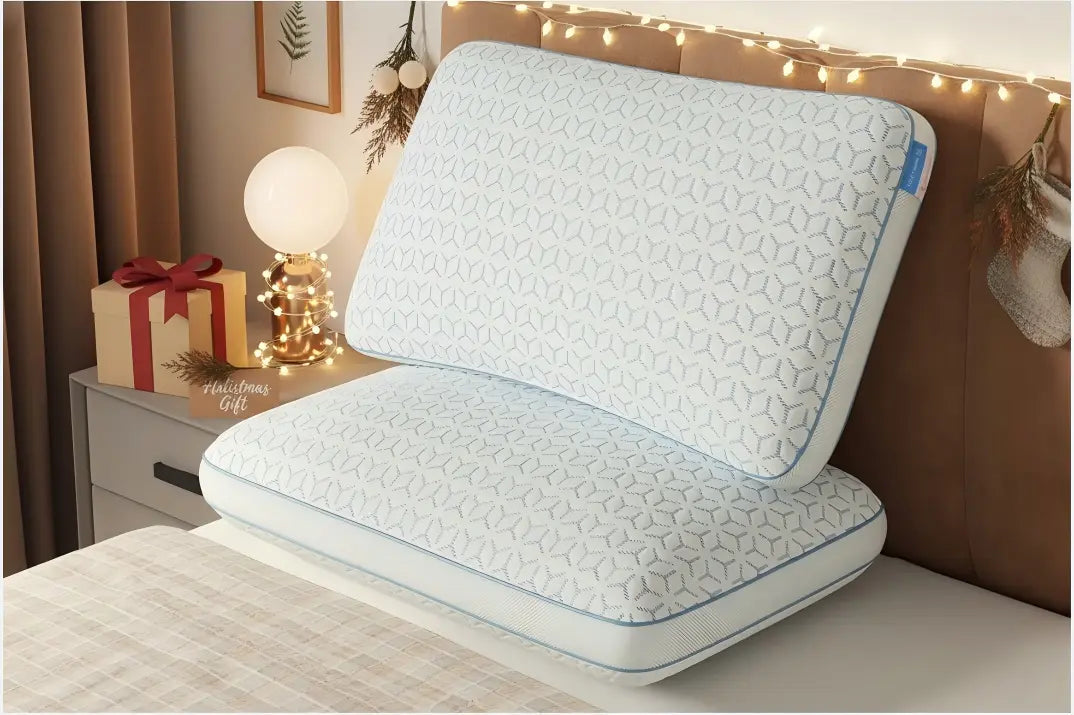 A Cooling Memory Foam Pillow 2-Pack | Sweetnight