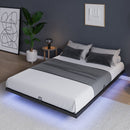 Floating Bed Frame with LED Lights
