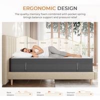 SweetNight Gloaming Hybrid Mattress