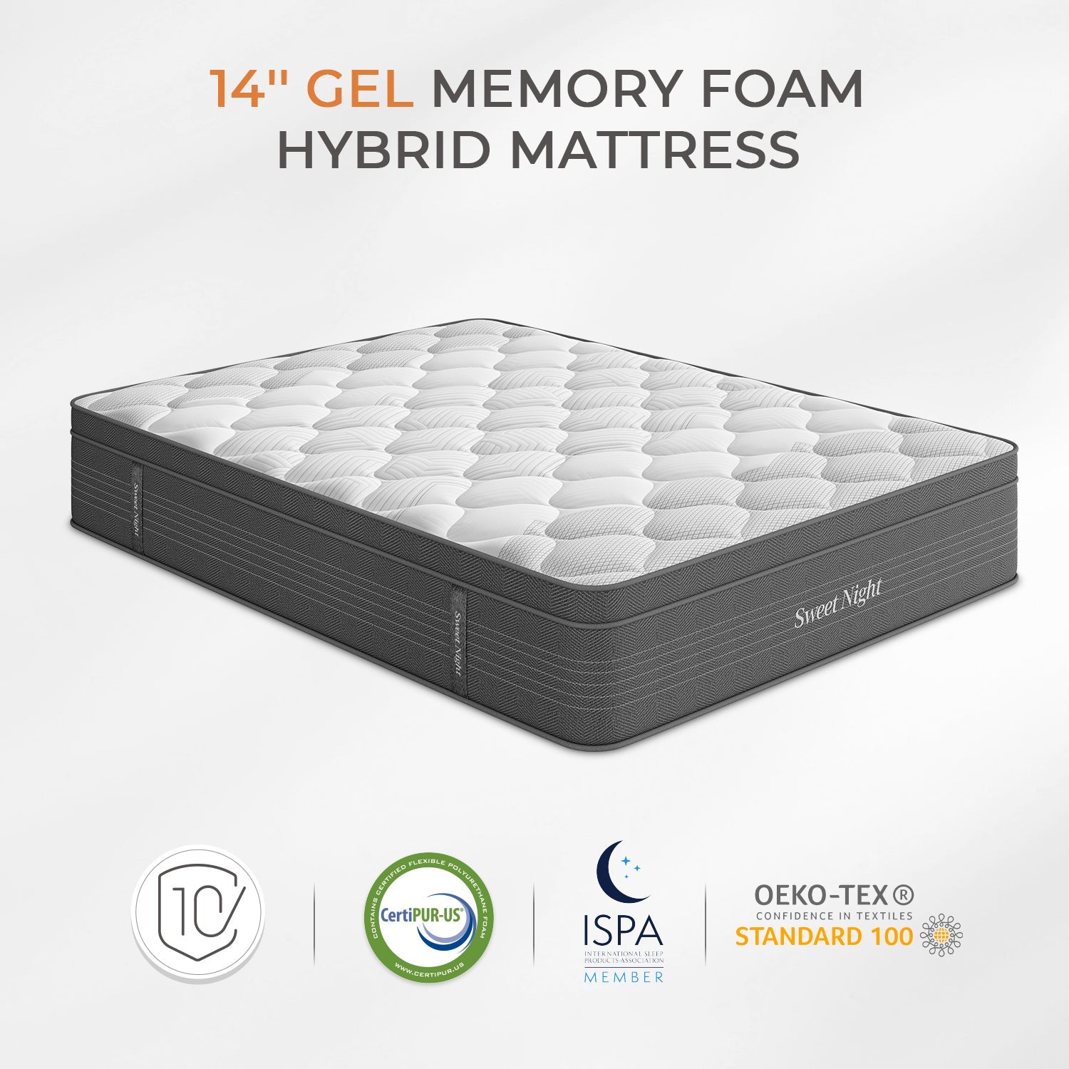 SweetNight Gloaming Hybrid Mattress